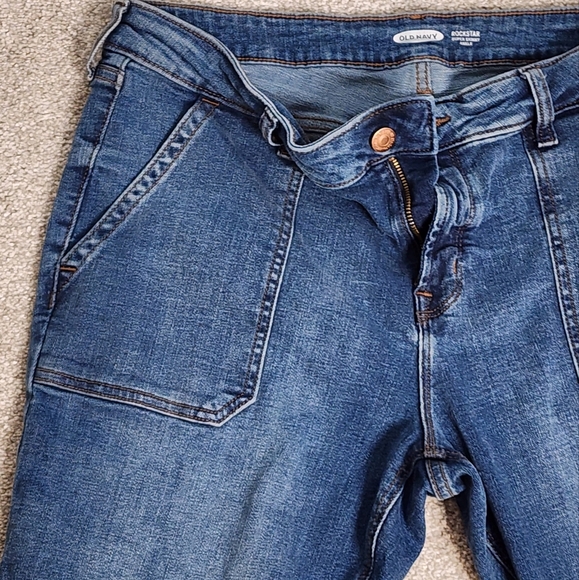 Old navy rockstar super skinny ankle jean size 14 - Picture 3 of 8